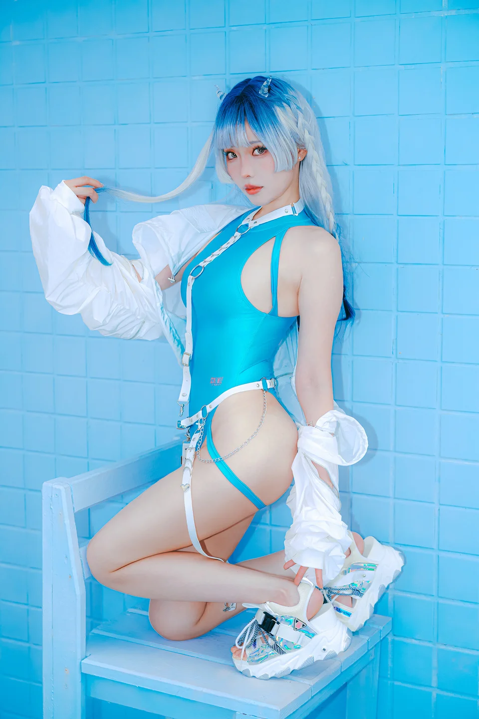 ElyEE子 - Glassyhorn Devil [34P,3V-94MB] tg@simisebaisi 【丝足阁】030.webp